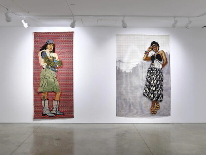 Taking up space: new works by Kandy G Lopez, exhibition view. Courtesy of Aca Galleries