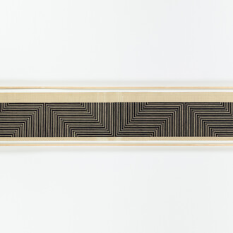 Frank Stella, Unpublished print (Over the Waves),1967, Monoprint and pencil on graph paper, 14 x 91 inches (35.6 x 231.1 cm) © 2014 Frank Stella / Artists Rights Society (ARS), New York. Photo Credit: Tom Powell. Courtesy Dominique Lévy Gallery, New York.