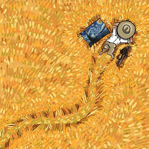 Enjoy Sun in Wheat Farm