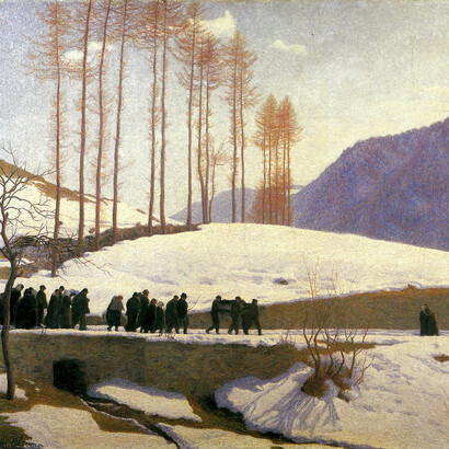 Matteo Olivero, Funerali a Casteldelfino