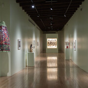 A spiral turn, exhibition view. Courtesy of Museo Amparo