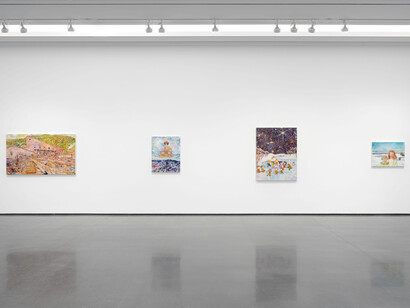 Keith Mayerson, My American dream (Rocky mountain high), exhibition view. Courtesy of Aspen Art Museum