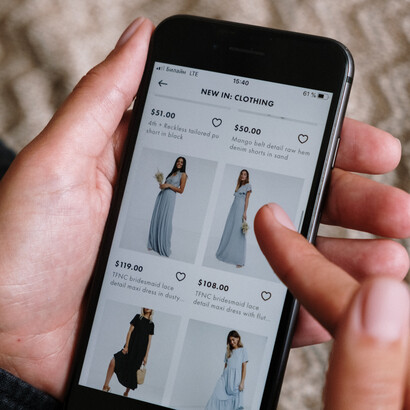 Compras online a um clique de distância