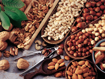 Variedad de frutos secos