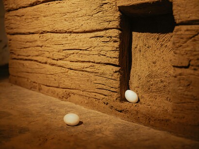 Narges Mohammadi, Er kraait geen haan naar, solo exhibition at Brutus, Rotterdam. Photo: Laura Siliquini. Courtesy of the Artist & Copperfield, London