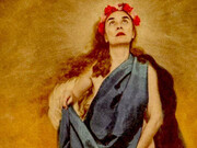 Detalle de «Con flores a María» , de Charo Corrales