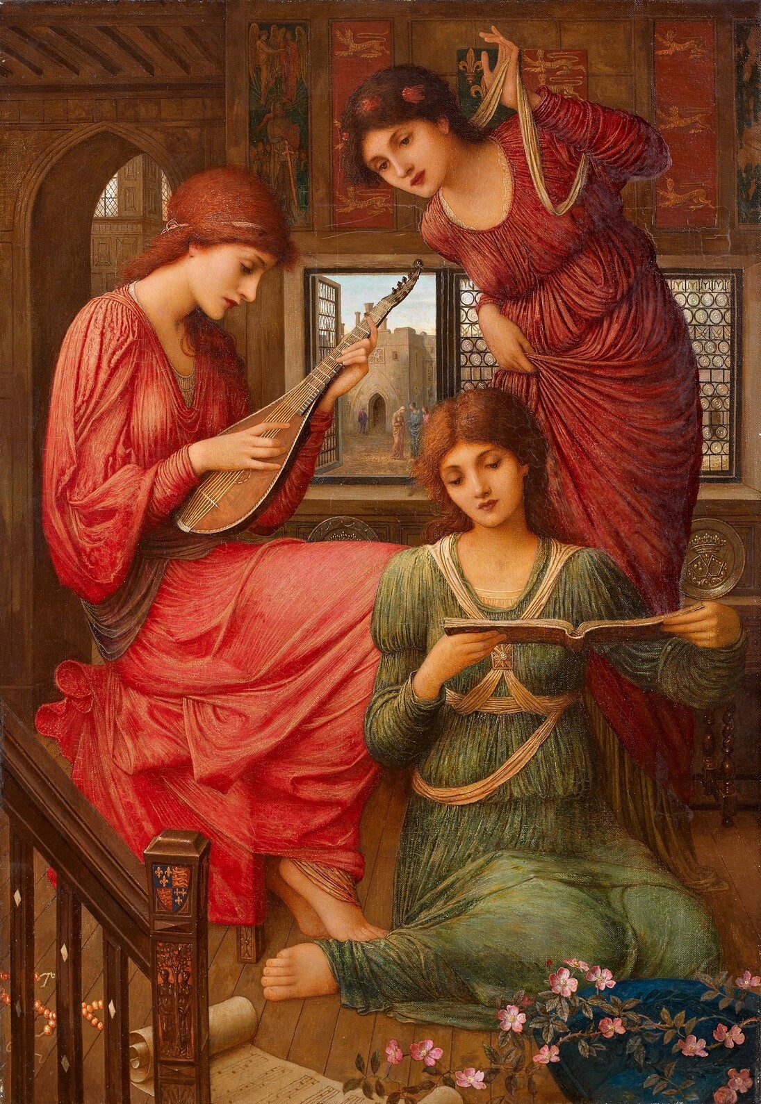 John Melhuish, Strudwick In the Golden Days, 1907, Oil on canvas, The Pérez Simón collection, Mexico © Studio Sébert Photographes