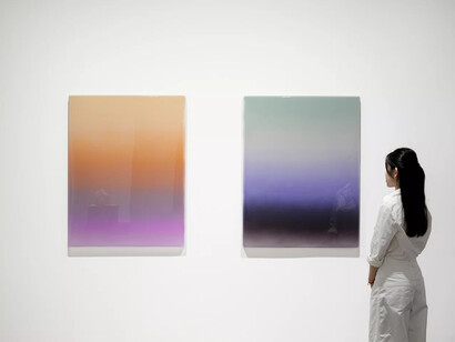 Mika Tajima, Penumbra, exhibition view. Courtesy of Pace Gallery