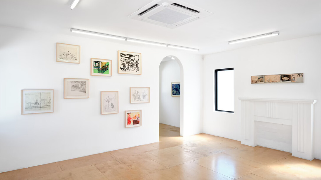 Miguel Ferrando, Off the shelf, exhibition view. Courtesy of Nina Johnson