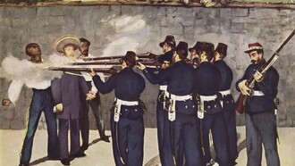 El fusilamiento de Maximiliano (1867), Manet