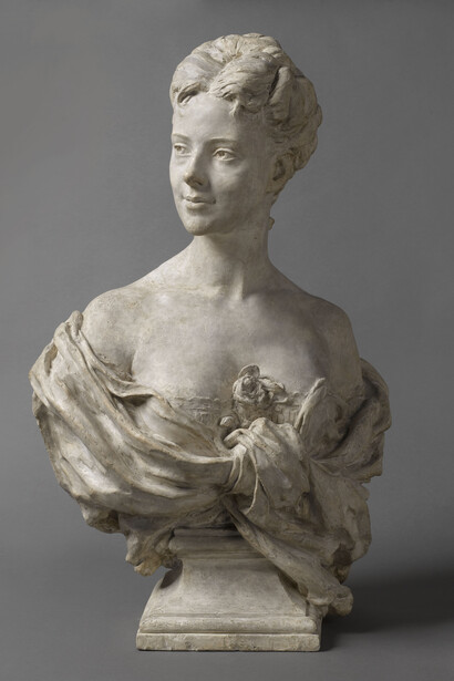 Jean-Baptiste Carpeaux (1827-1875), Eugénie Fiocre,
Plâtre, 83 x 51 x 37 cm, Paris, musée d’Orsay, RF 930, © Musée d’Orsay, dist. RMN-Grand Palais / Patrice Schmidt