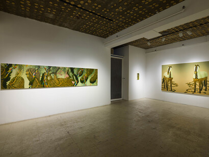 Judith Berry, Portrait, exhibition view. Courtesy of Art Mûr