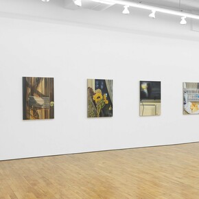 Installation View, Cait Porter,
Circle the Drain. Courtesy the artist and Marinaro, New York