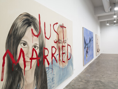 Marc Séguin, I Love America and America Loves Me, 2014, Installation view