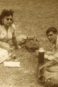 Guevara con su primera mujer, Hilda Gadea Acosta 