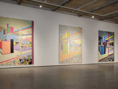 Case Study Paintings. Courtesy of Detour Gallery