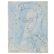 Pablo Picasso
Jaume Sabartés como un fauno tocando el aulos
14 de octubre del 1946. Carboncillo sobre papel pintado previamente de azul celeste, 66 x 50,5 cm. Museu Picasso, Barcelona. Donación Jaume Sabartés, 1962. MPB 70.239. Museu Picasso, Barcelona. Fotografía, Gasull Fotografia