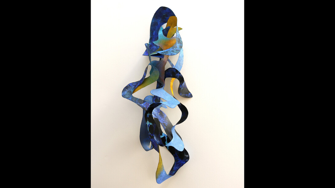 Joan Konkel, Whimsy In Blue. Courtesy of the artist and Zenith Gallery