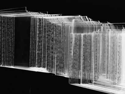 Jan Tichy, LM Photogram no. 8, 2016, Gelantine-Silberprint (Photogramm), Gelatin silver print (photogram), 18 x 24 cm. Courtesy of Galerie Kornfeld