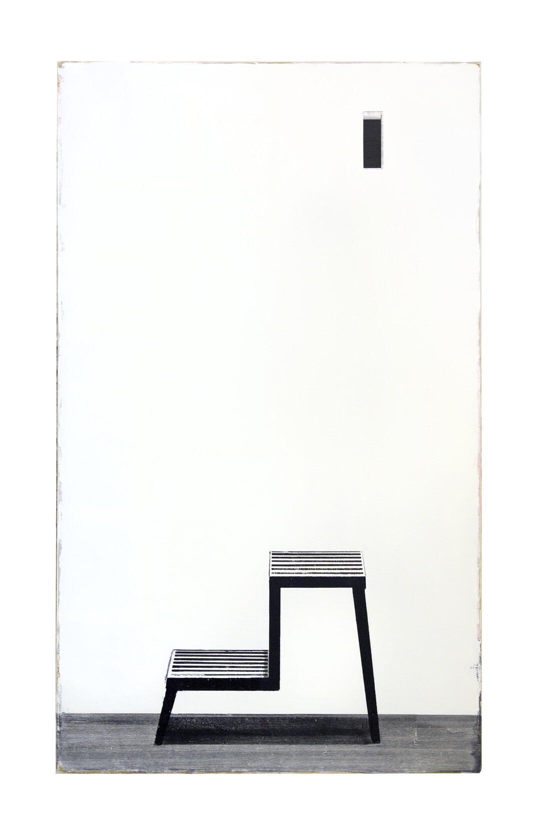 Michael Simpson, Unnamed (Confessional) (2015) Oil paint on canvas, 282 x 160 cm, courtesy the artist