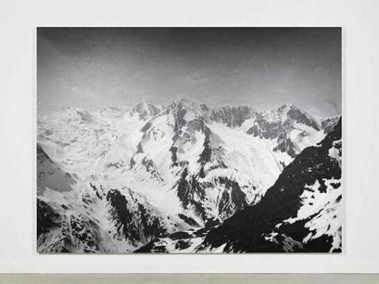 Rudolf Stingel, Untitled 2009, oil on canvas, 132 x 181 3/4 inches (335.3 x 461.6 cm) © Rudolf Stingel. Courtesy of the artist and Gagosian Gallery. Photo by Stefan Altenburger