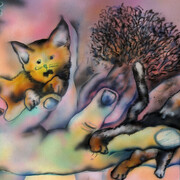 Constanza Giuliani, Pussycats (detalle), 2019. Cortesía de Galería Piedras