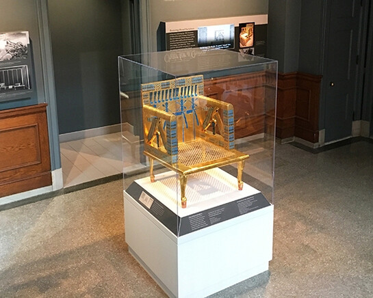 Recreating the Throne of Egyptian Queen Hetepheres. Courtesy of The Harvard Semitic Museum