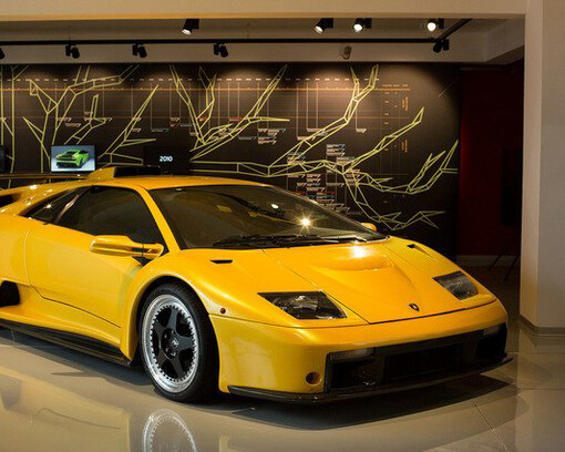 Lamborghini. Courtesy of Erarta Museum