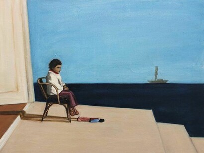 Matthew Krishanu, Golly, 2013, oil on canvas, 55 x 70 cm