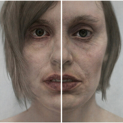 Vania Comoretti
DUAL
2015
Acquarello, china e pastello su carta
dittico cm 44x46
