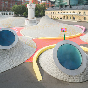 Yinka Ilori MBE, Transparent happiness, exhibition view. Courtesy of Amos Rex