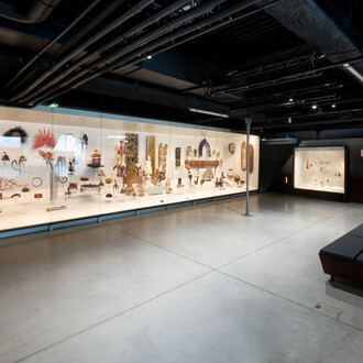 Émile Guimet Gallery, exhibition view. Courtesy of Musée des Confluences