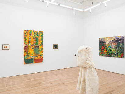 Various artists, Friends in both places, exhibition view. Courtesy of Nicelle Beauchene Gallery