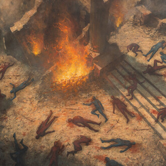 Pongpon Preechanon, Exeunt (detail), 2025. Courtesy of Number 1 Gallery