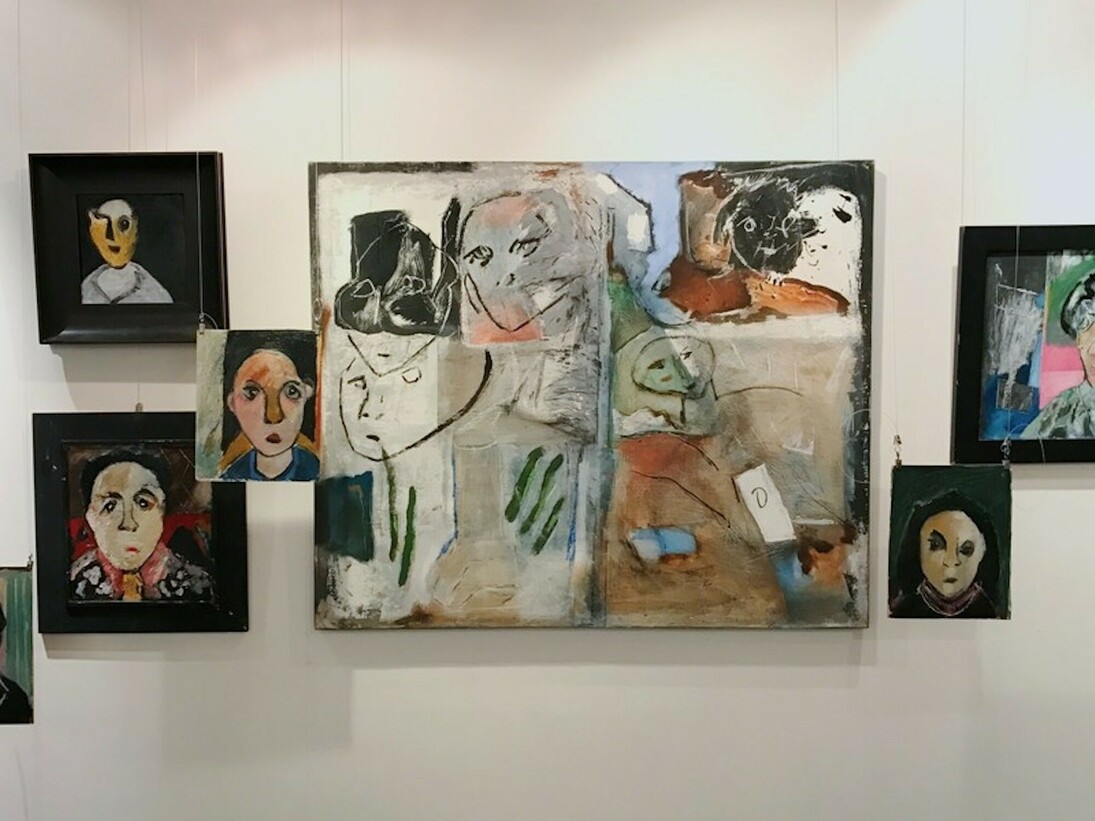 The Glass Facade, Exhibition view. Courtesy of Blue Lotus Gallery