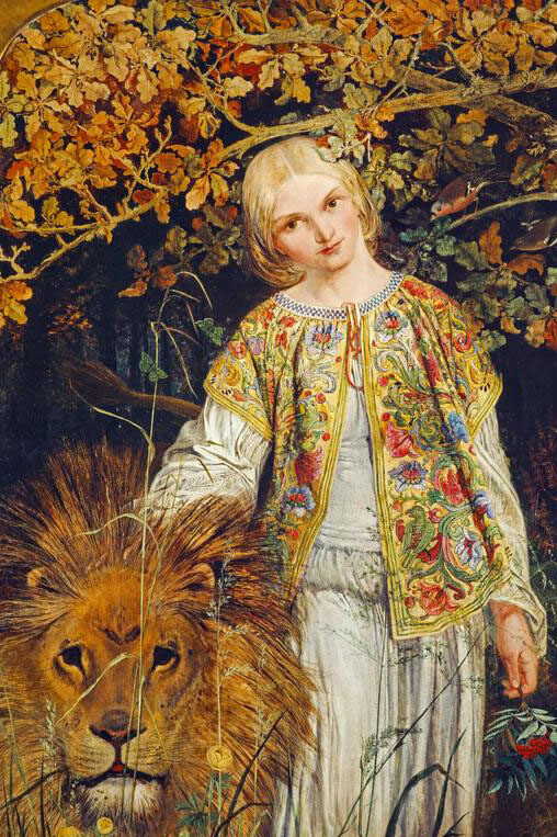 William Bell Scott, Una and the Lio