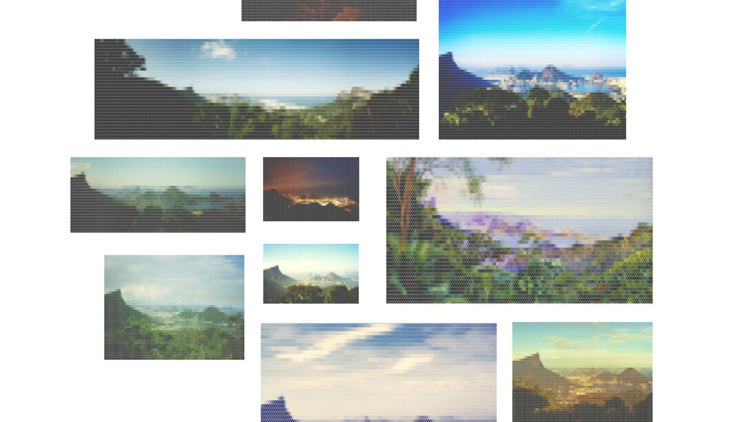 Felipe Cama. Vista da Baia do Rio (Vista Chinesa). 2010-2015. Print on methacrylate and print on cotton paper