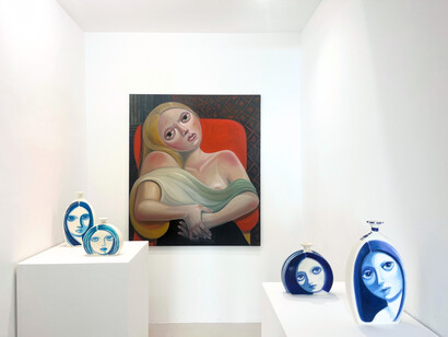Tania Marmolejo, Under the Influence, exhibition view. Courtesy of the artist and Villazan Gallery