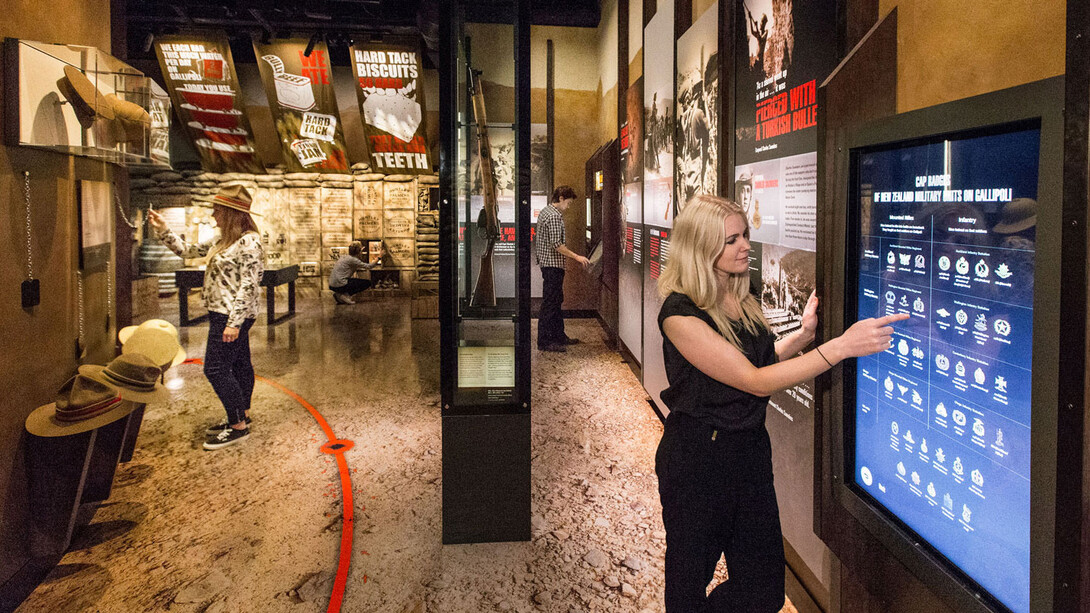 Gallipoli, the scale of our war, exhibition view. Courtesy of Museum of New Zealand