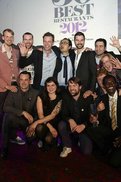 Foto di gruppo al "The World's 50 Best Restaurants"