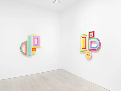 Beverly Fishman, Geometries of hope (and fear), exhibition view. Courtesy of Miles McEnery Gallery 