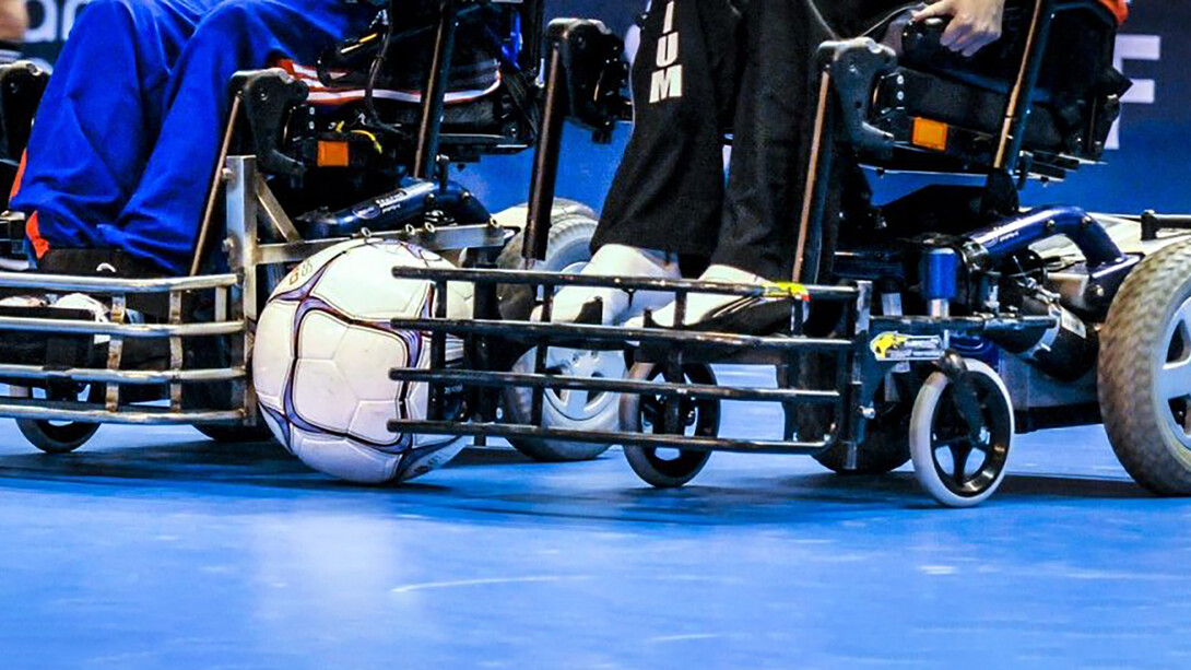 Foot fauteuil électrique. Le foot fauteuil électrique est un sport collectif d’opposition adapté du football
© D-Echelard