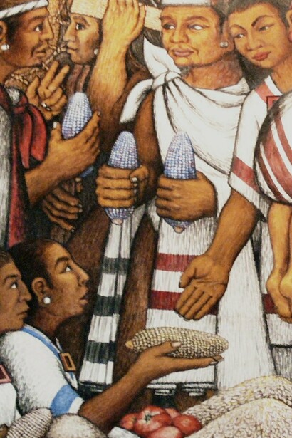 Murales en el Palacio de Gobierno de Tlaxcala, México