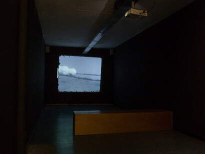 Yo-Yo Gonthier, Soy el hijo del río, vista de exhibición. Cortesía de Fundación Proa