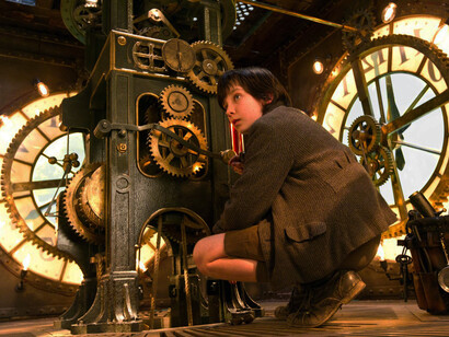 Una scena di "Hugo Cabret" di Martin Scorsese
