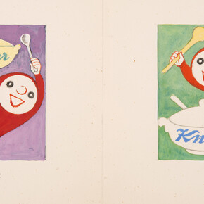 Bozzetto per manifesto «Knorr» (1950-60 circa). Autore: Hans Tomamichel. Committente: Società Anonima dei Prodotti Alimentari Knorr | Unilever Schweiz GmbH