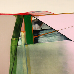 Nick Lamia, Riparian (detail), 2013, oil on canvas, 24x28 inches