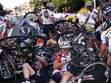 Caduta di Sarah Rjykes