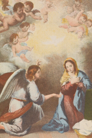 Juan Laurent, La anunciación, 1903. Cortesía del Museo del Prado