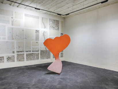 Amanda Ziemele, With a pinch of salt, exhibition view. Courtesy of Saenger Galería